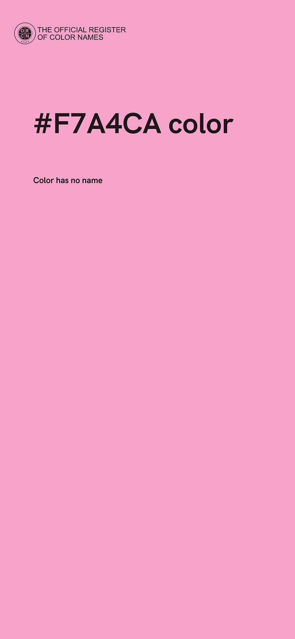 #F7A4CA color image