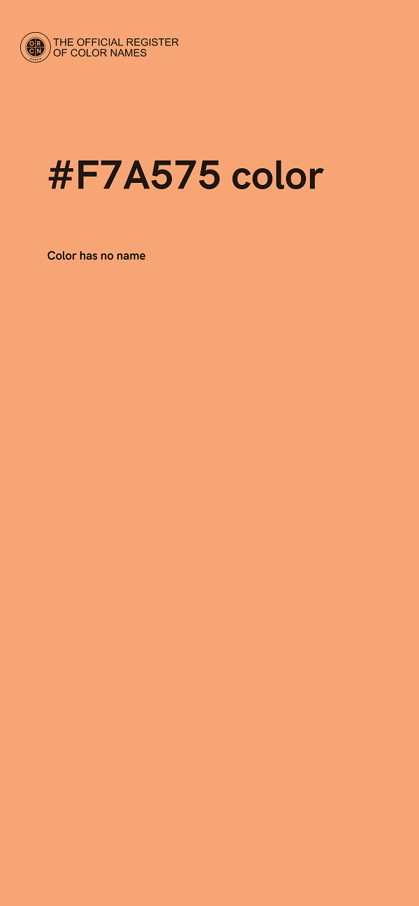 #F7A575 color image