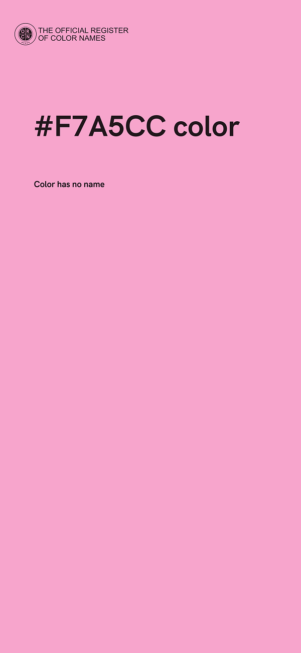 #F7A5CC color image