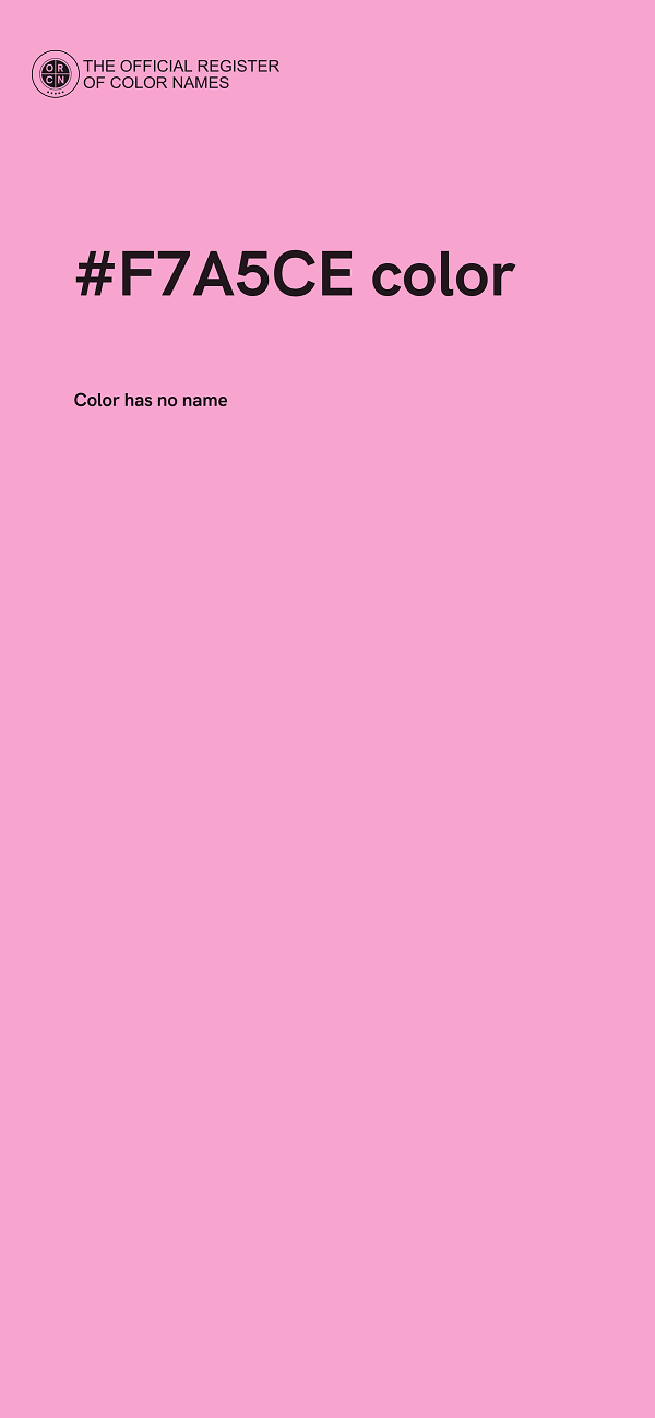 #F7A5CE color image