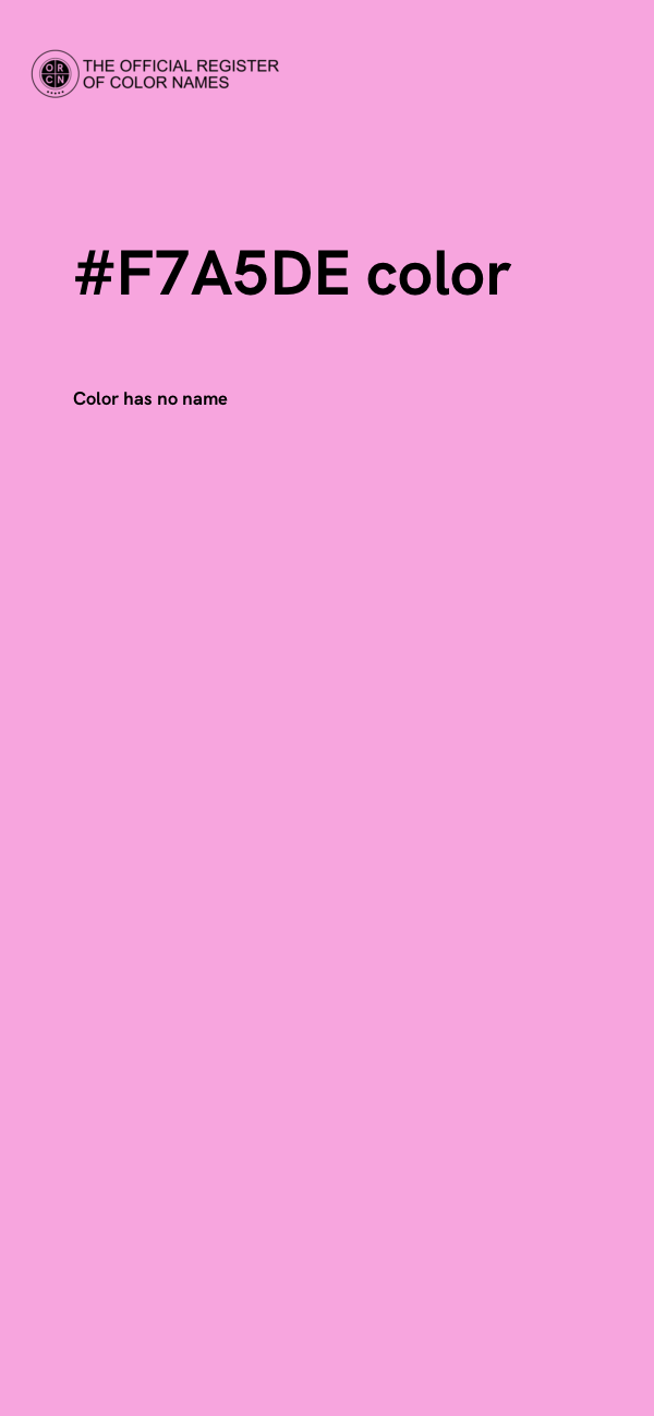 #F7A5DE color image