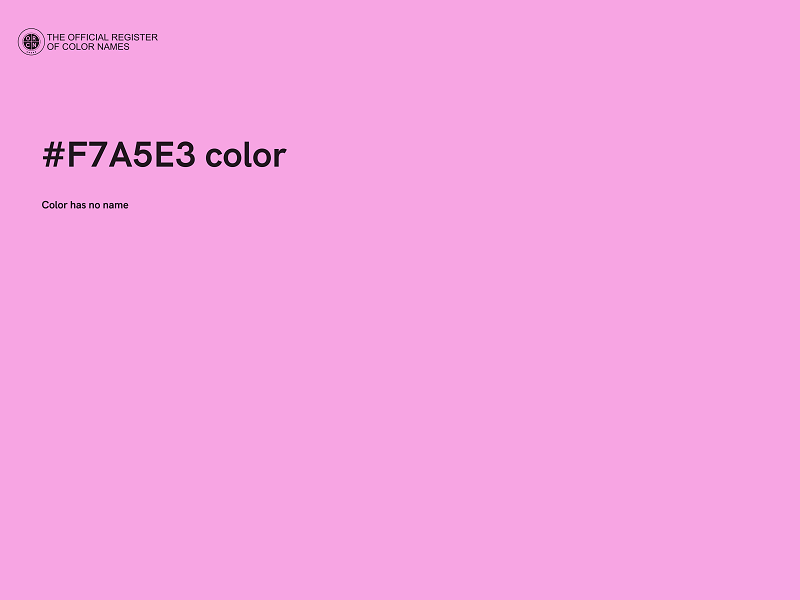 #F7A5E3 color image