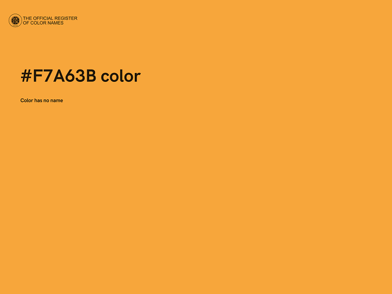 #F7A63B color image