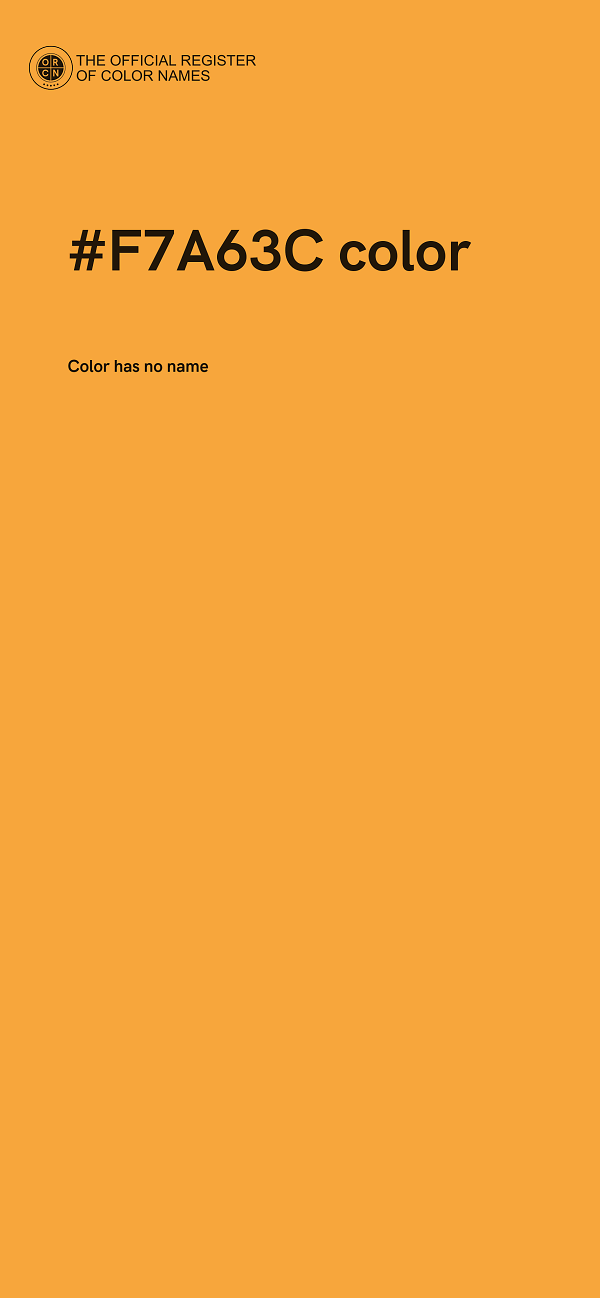 #F7A63C color image