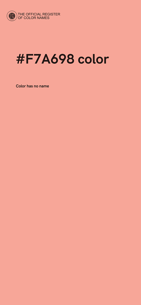 #F7A698 color image