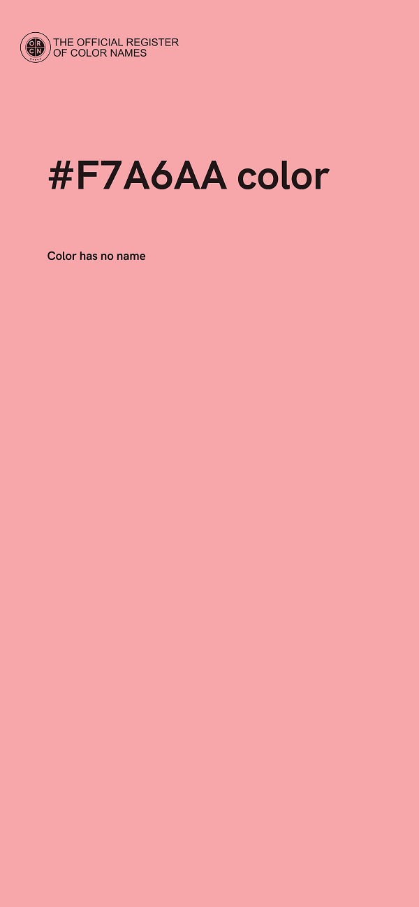 #F7A6AA color image