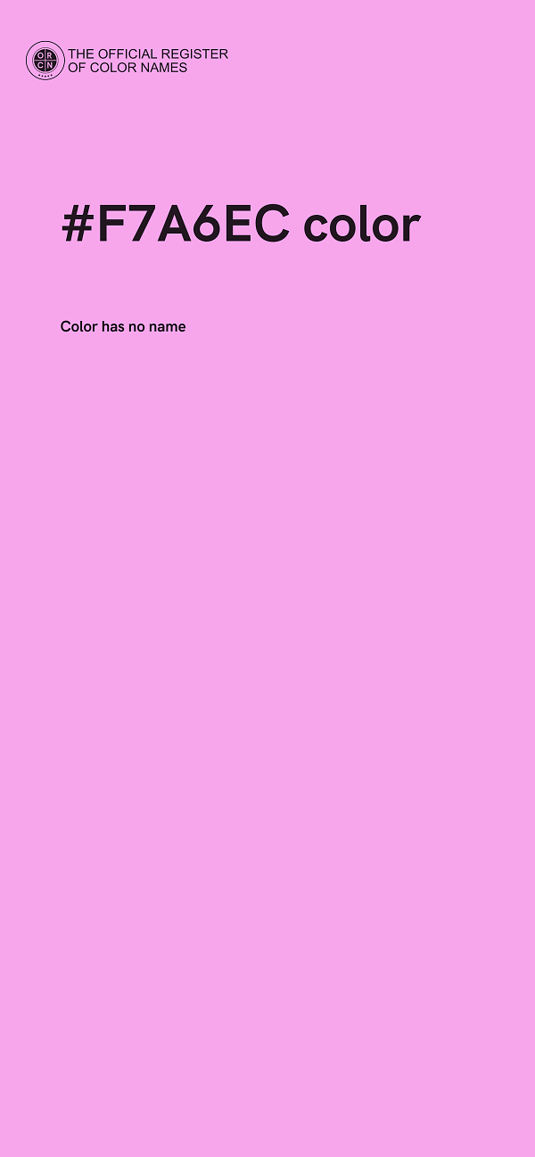 #F7A6EC color image