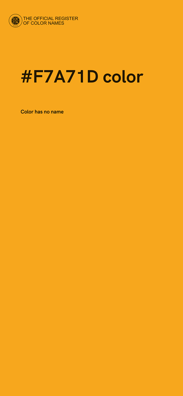 #F7A71D color image