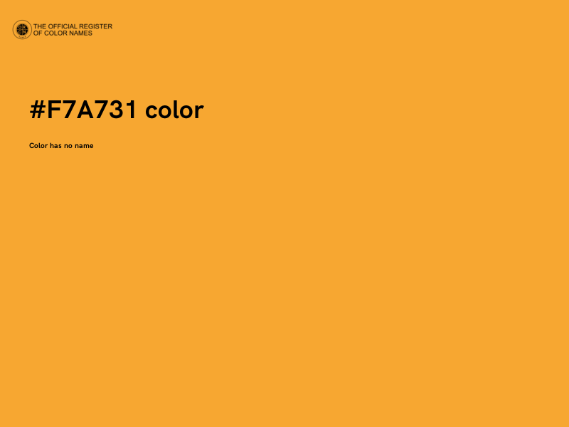 #F7A731 color image