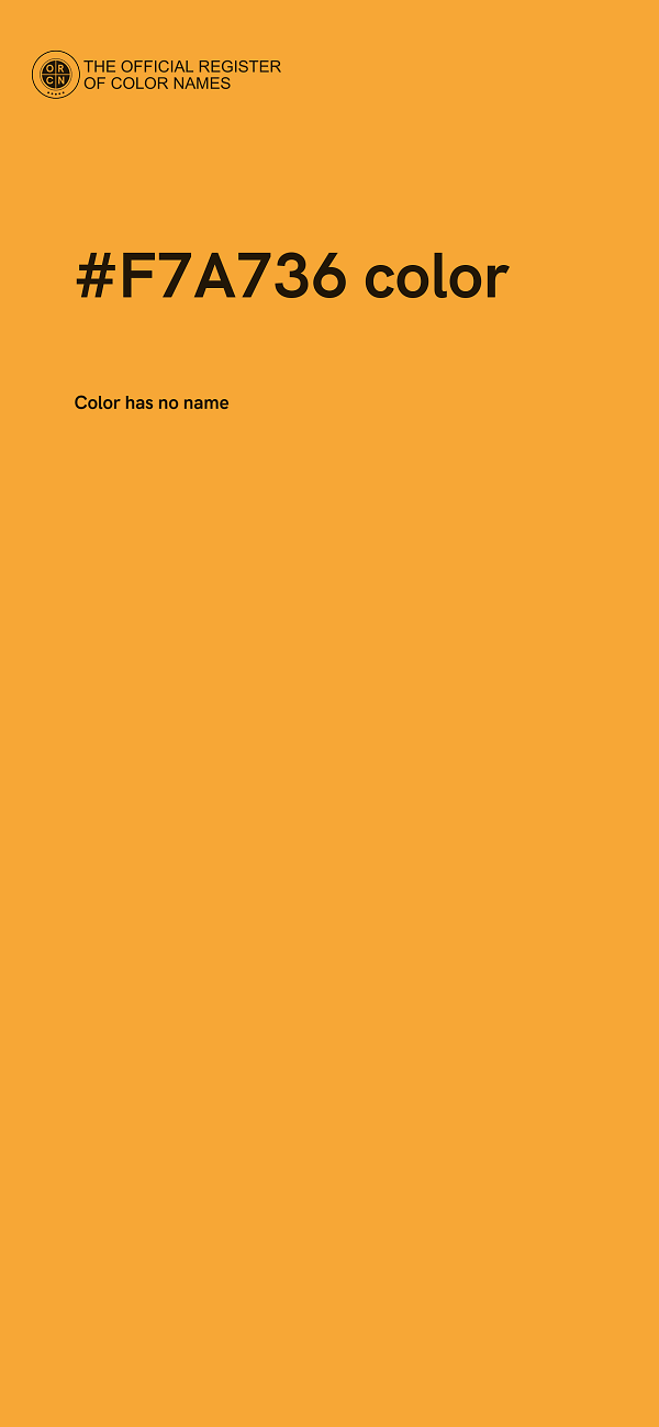 #F7A736 color image