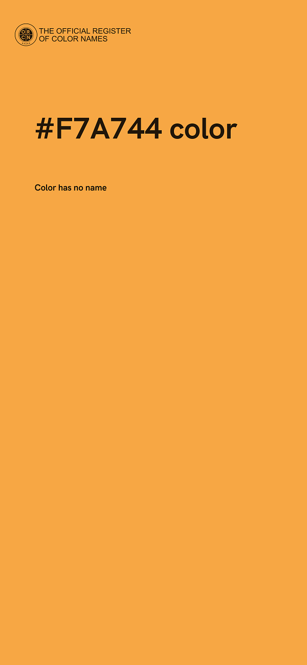 #F7A744 color image