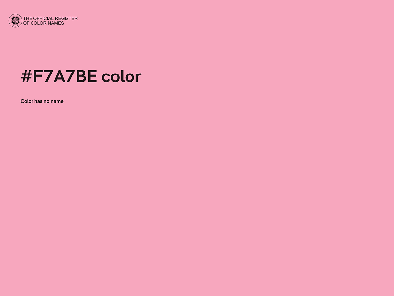 #F7A7BE color image