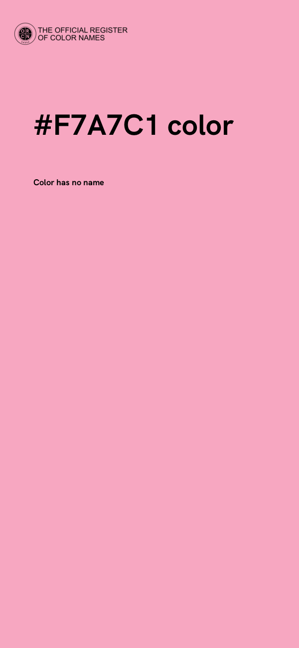 #F7A7C1 color image