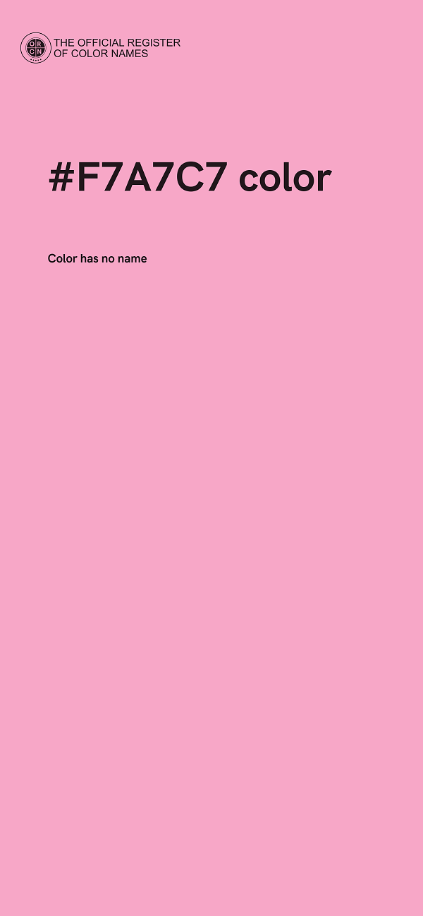 #F7A7C7 color image