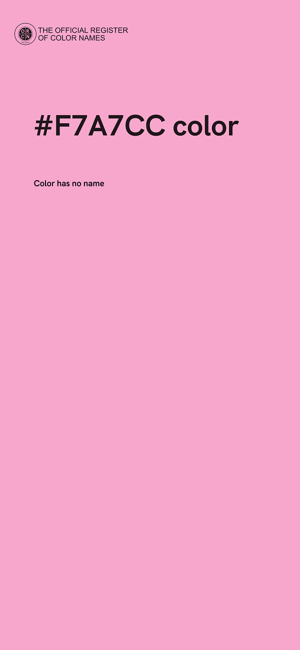 #F7A7CC color image