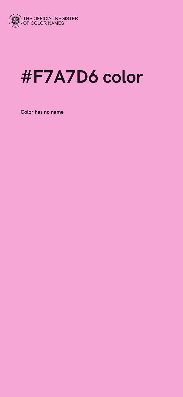 #F7A7D6 color image