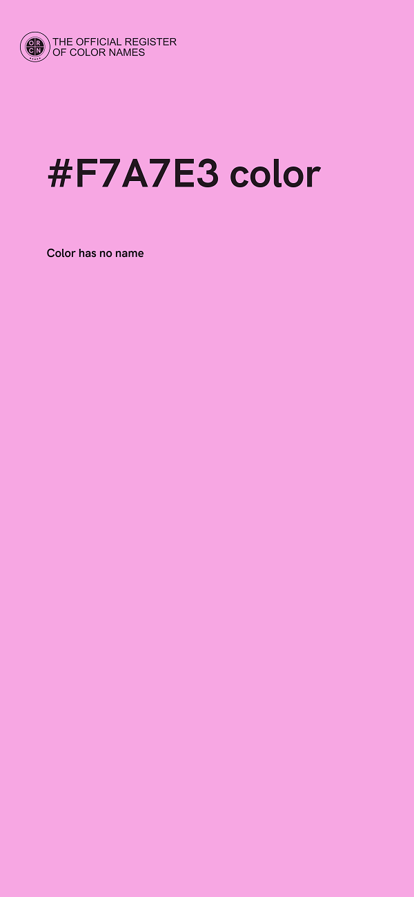 #F7A7E3 color image