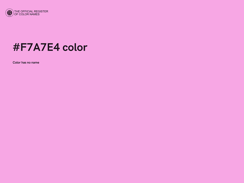 #F7A7E4 color image