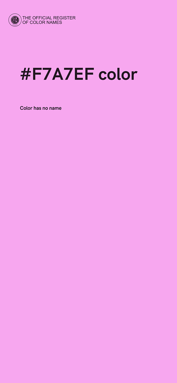 #F7A7EF color image