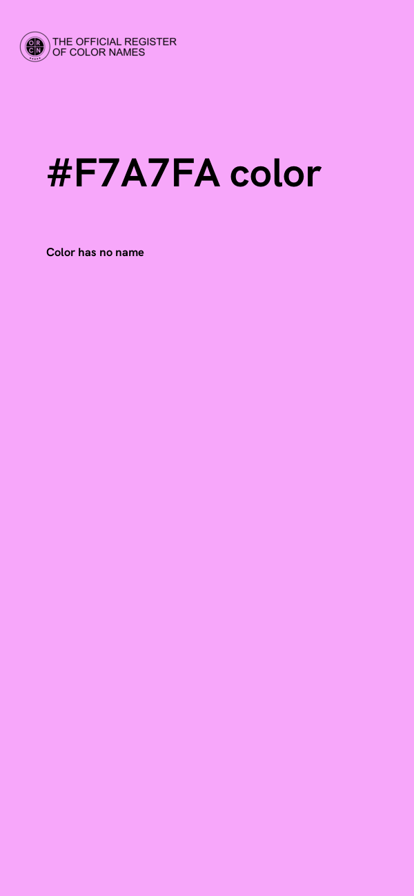 #F7A7FA color image