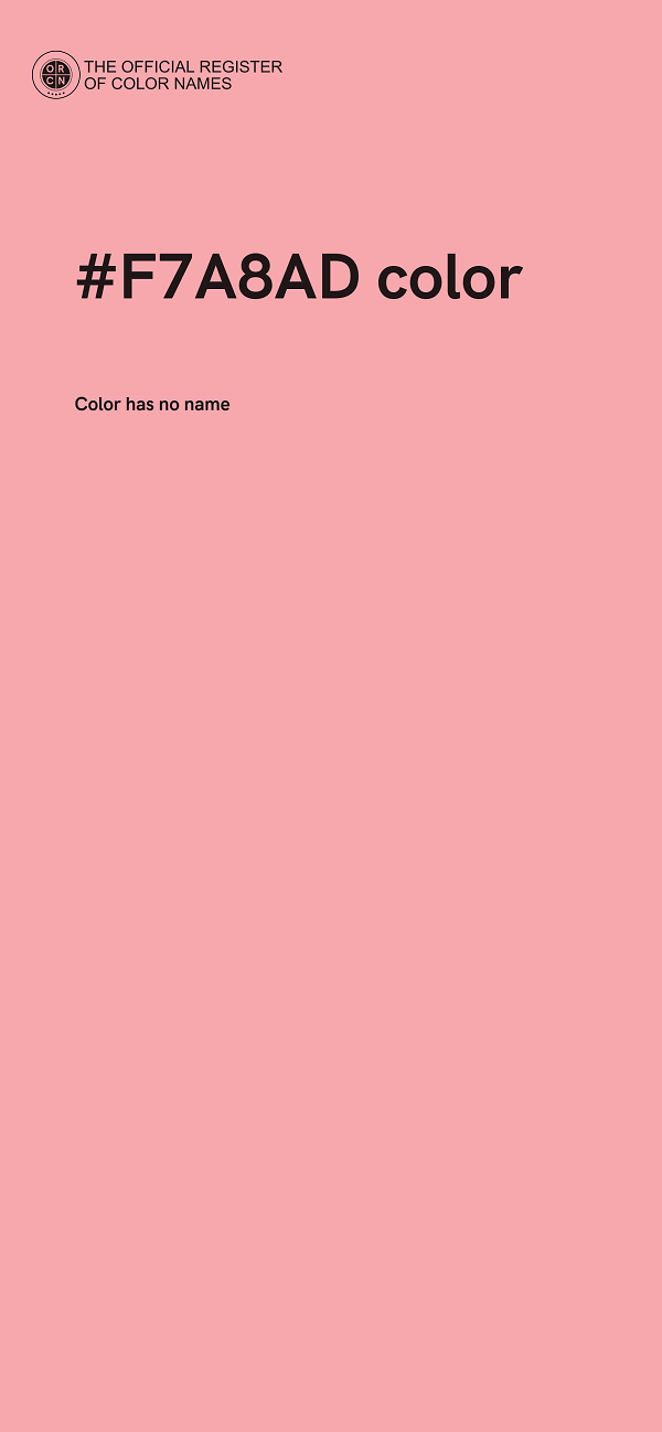 #F7A8AD color image
