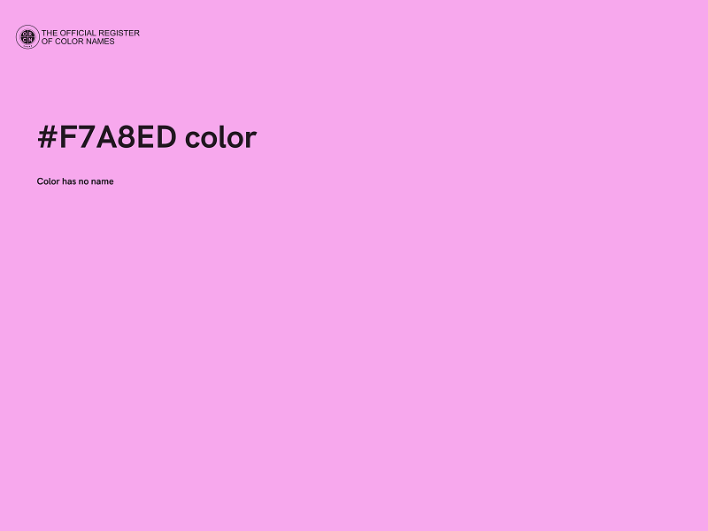 #F7A8ED color image