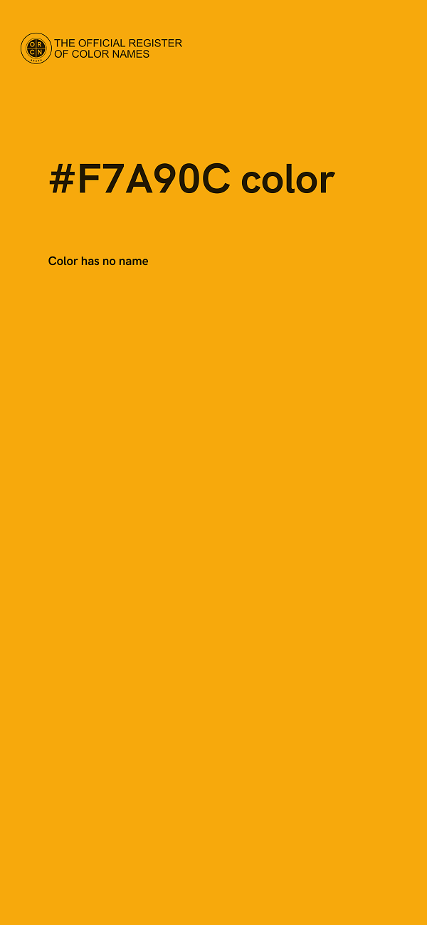#F7A90C color image