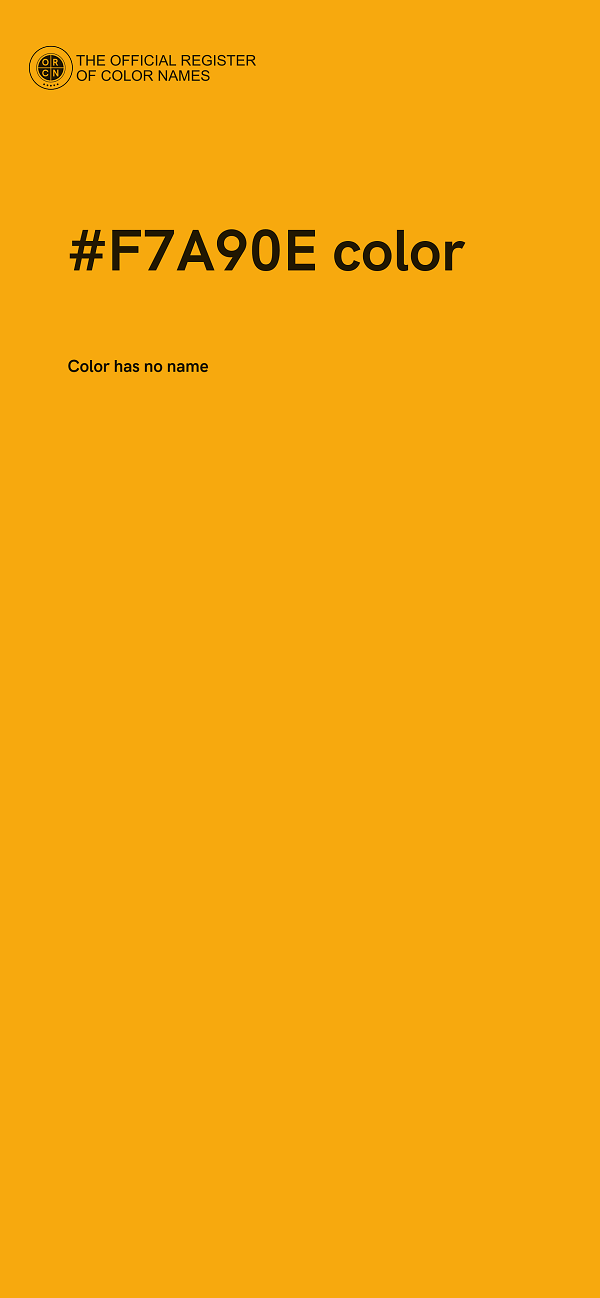 #F7A90E color image