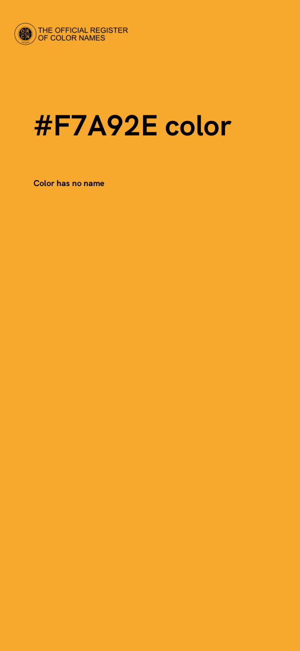 #F7A92E color image