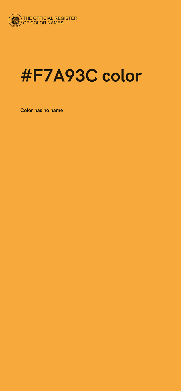 #F7A93C color image