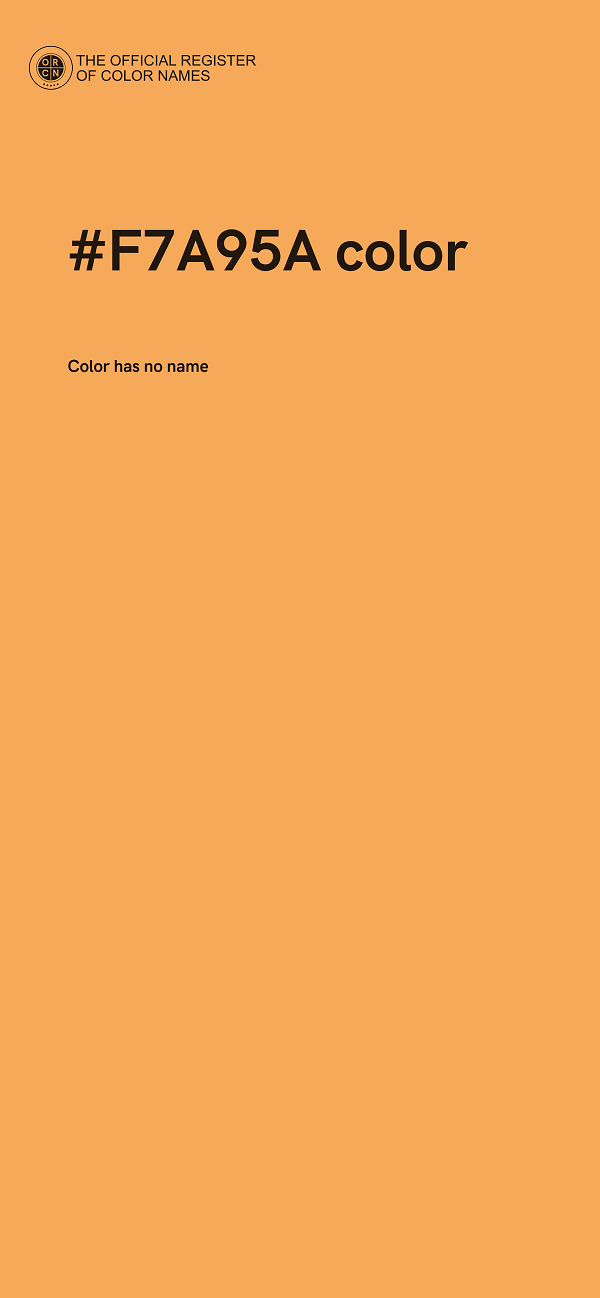 #F7A95A color image