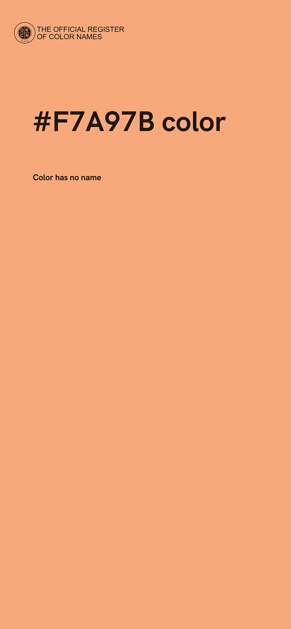 #F7A97B color image