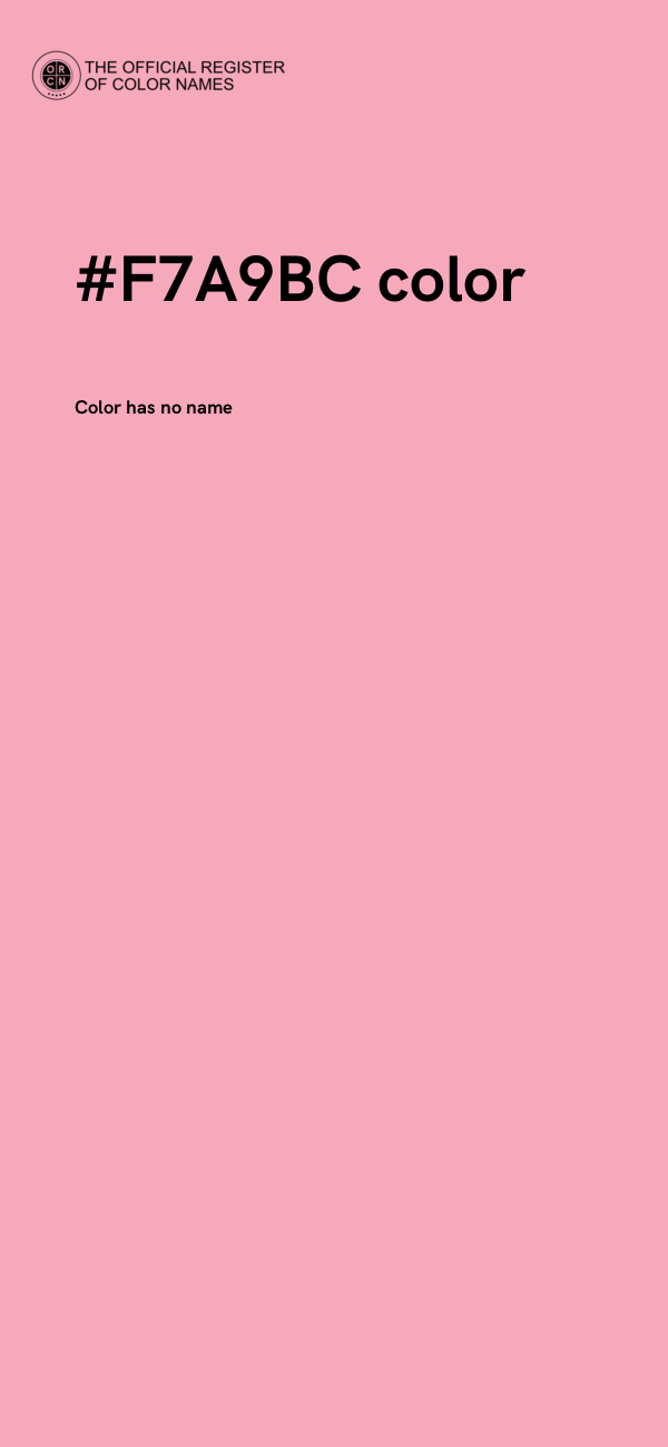 #F7A9BC color image