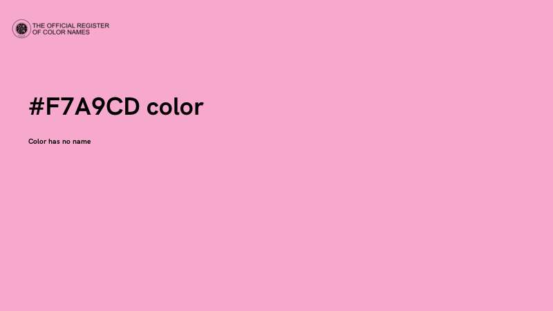 #F7A9CD color image