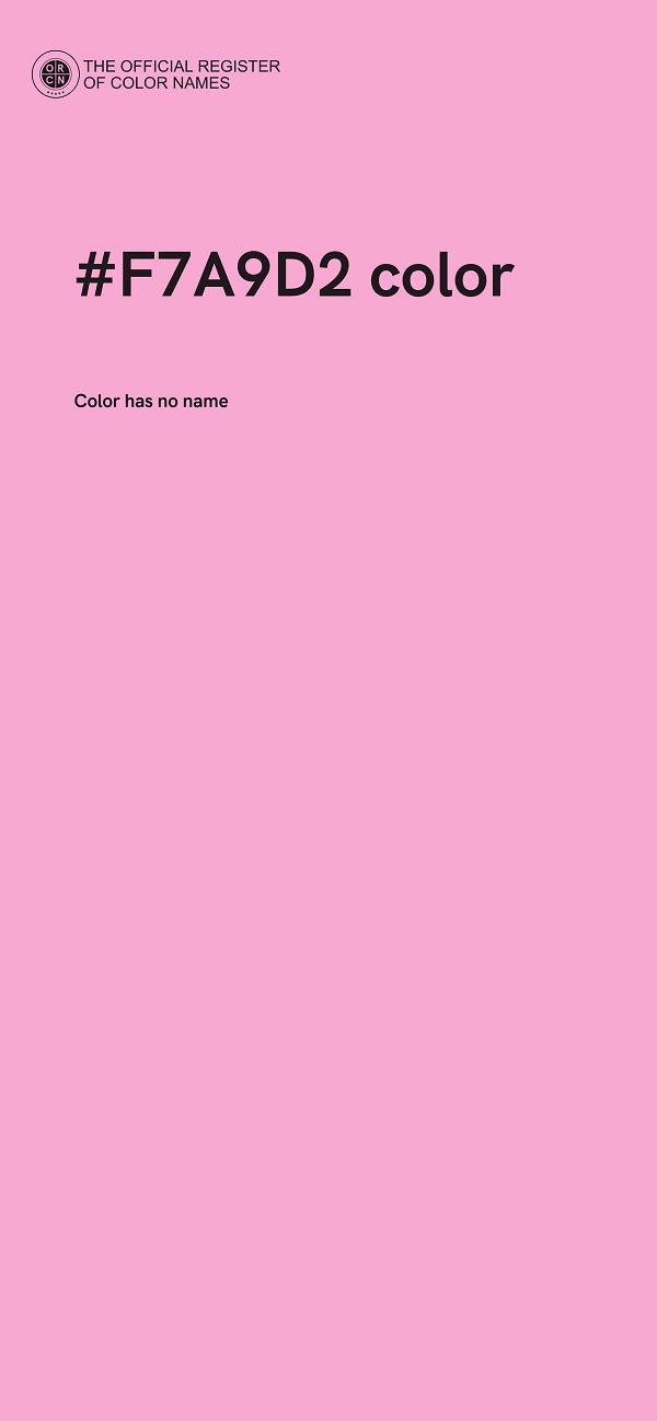 #F7A9D2 color image