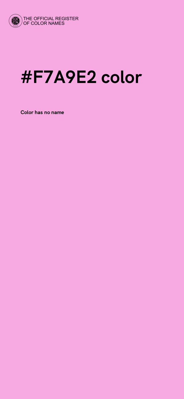 #F7A9E2 color image