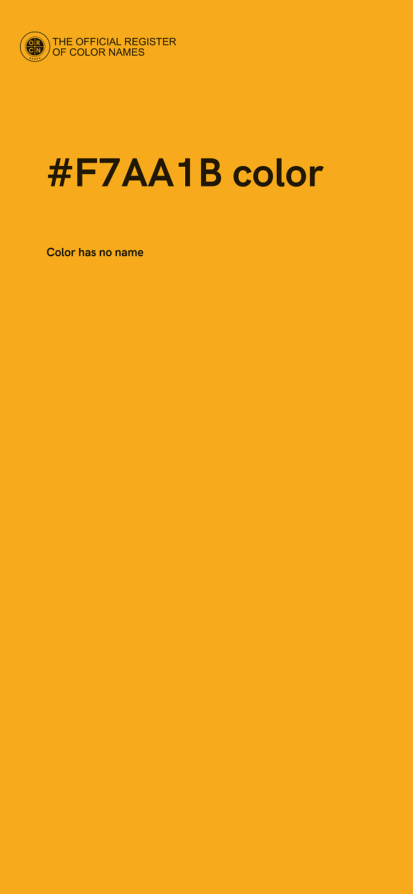 #F7AA1B color image