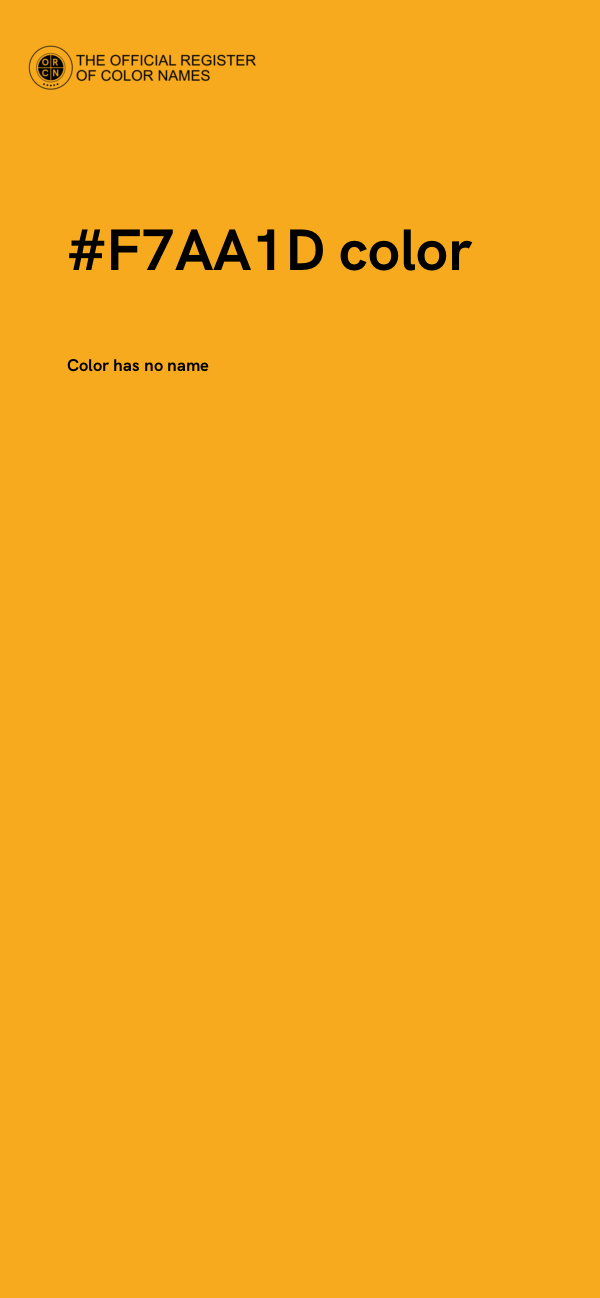 #F7AA1D color image
