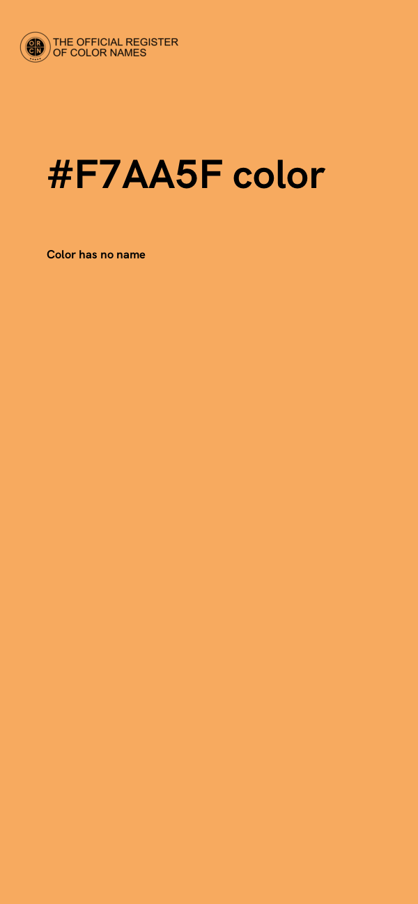 #F7AA5F color image