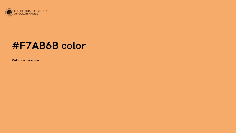 #F7AB6B color image