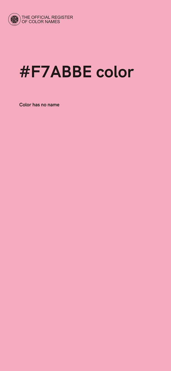 #F7ABBE color image