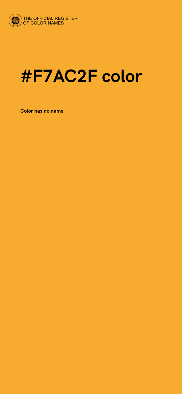 #F7AC2F color image