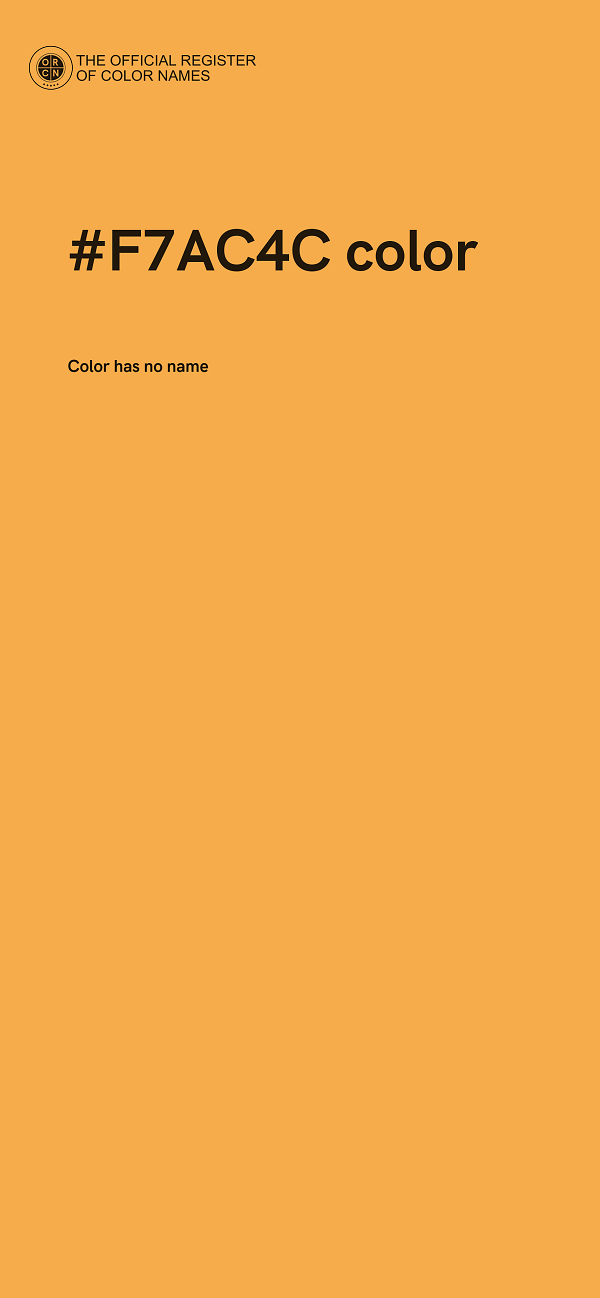 #F7AC4C color image
