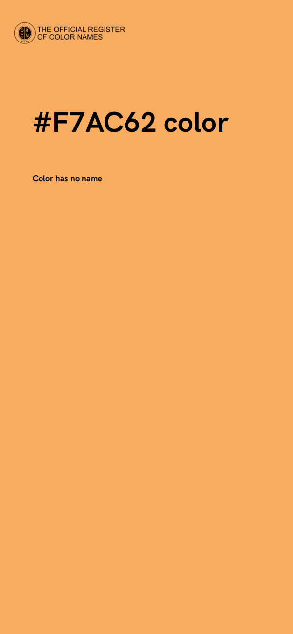 #F7AC62 color image