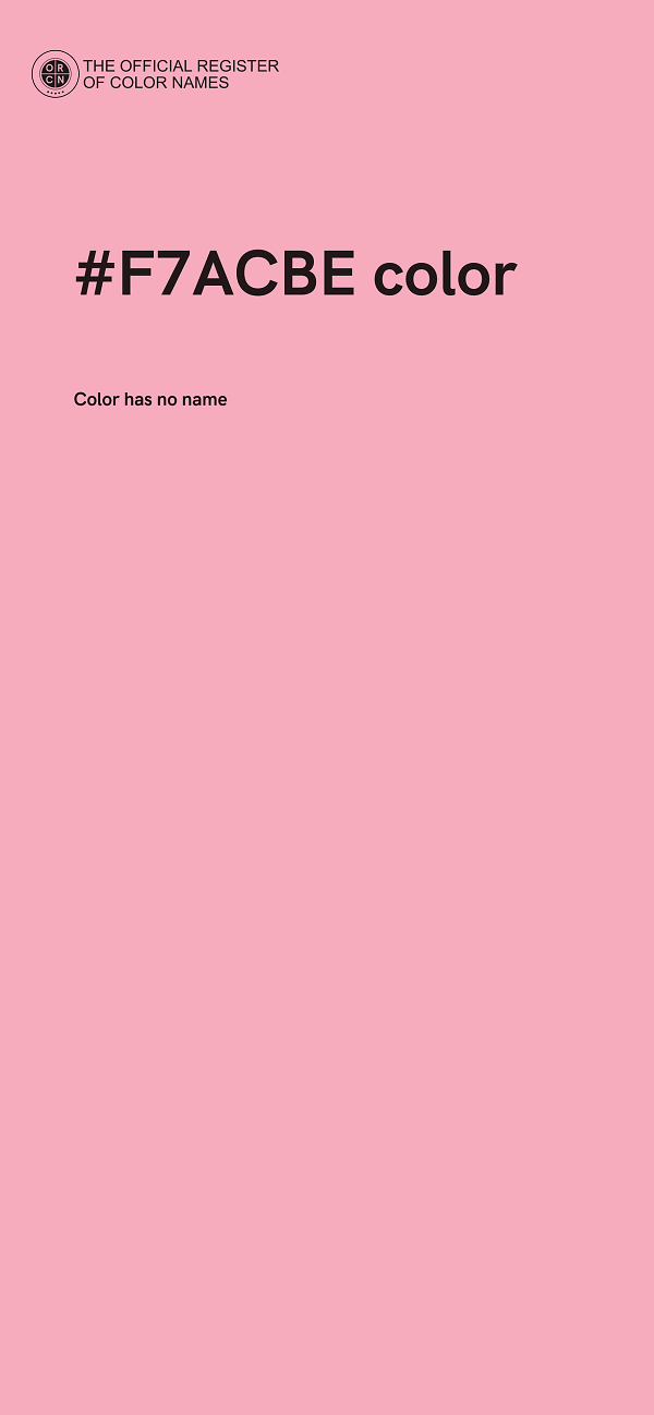 #F7ACBE color image