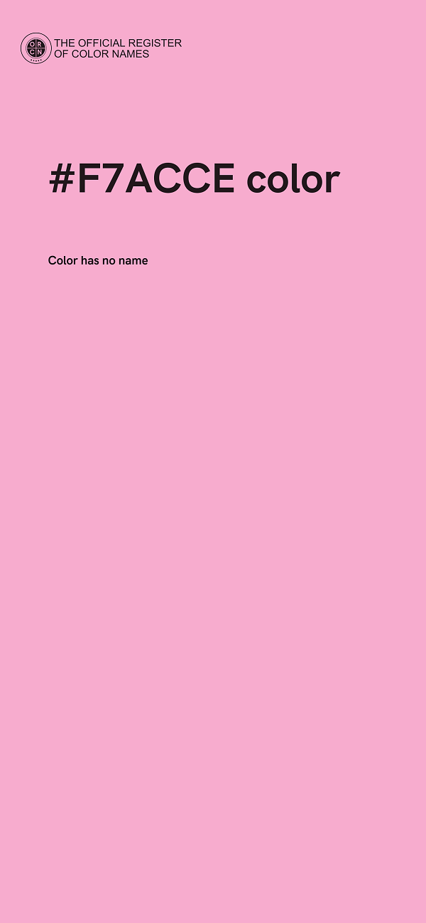 #F7ACCE color image