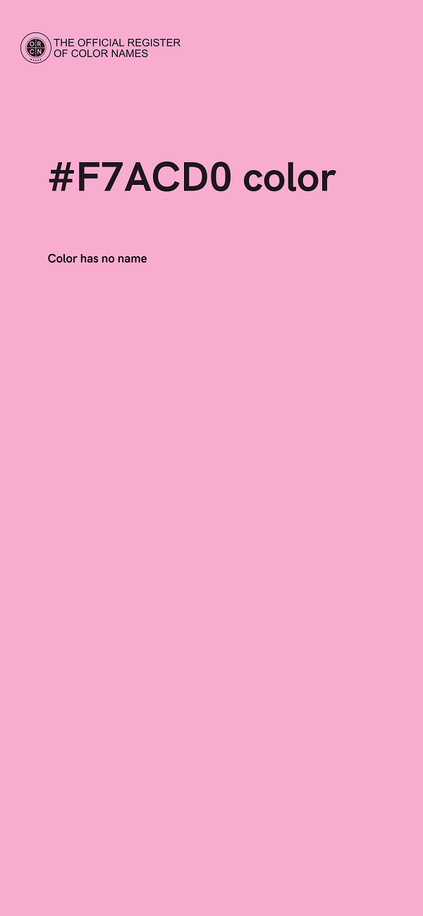 #F7ACD0 color image