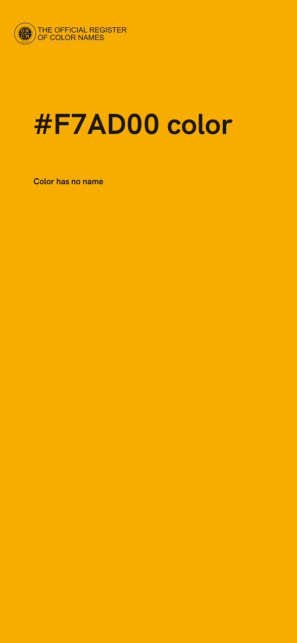 #F7AD00 color image