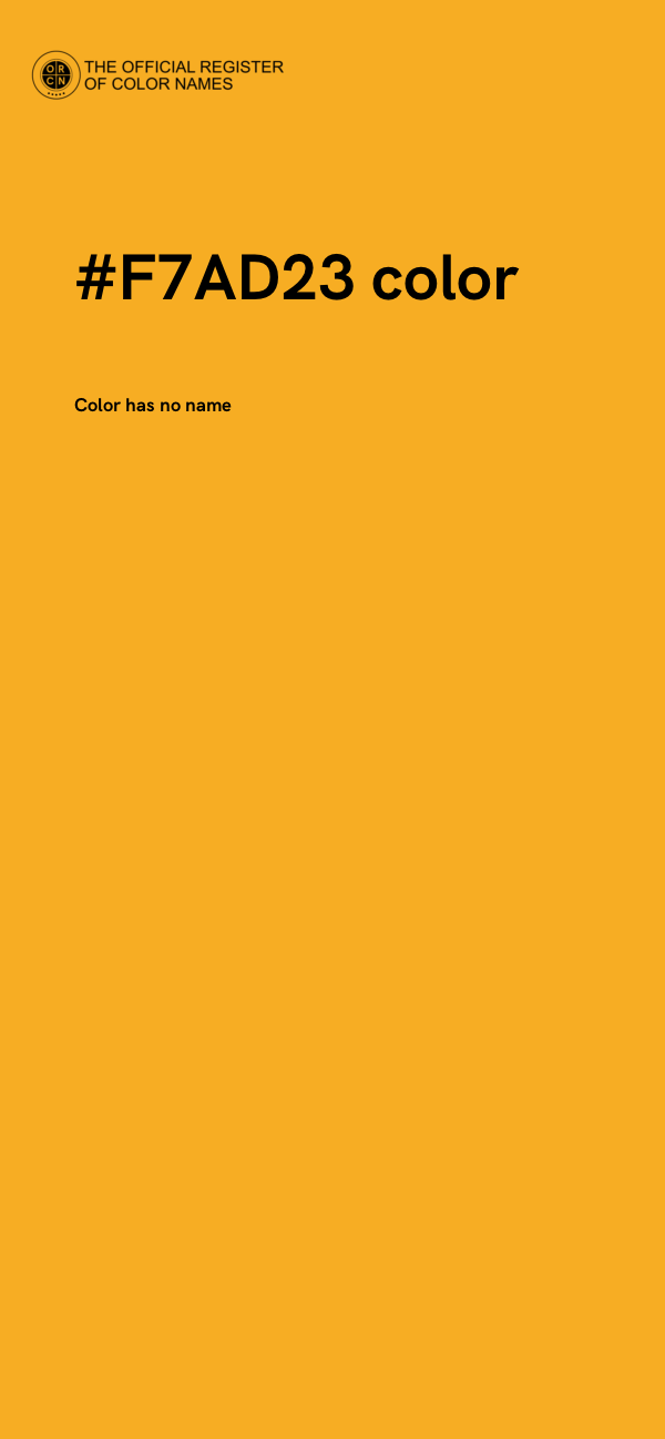 #F7AD23 color image