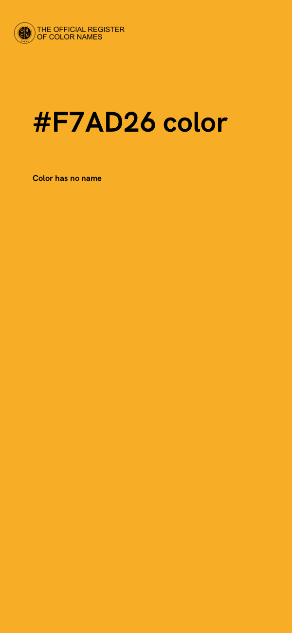 #F7AD26 color image
